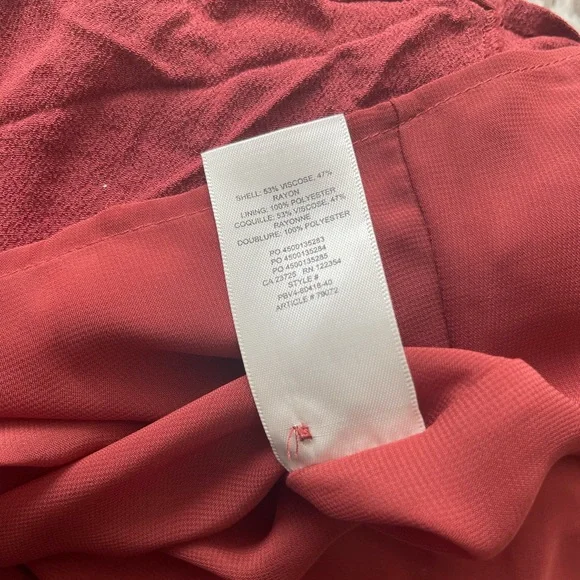 Wilfred Burnt Orange Long sleeve Dress with Buttons - Picture 5 of 5